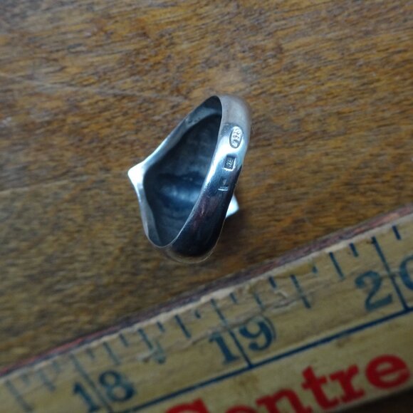 Sterling Silver Scandinavian Baltic Ring - Picture 3 of 6